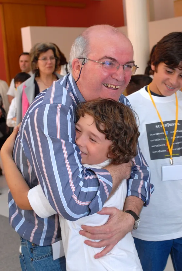 Professor e alunos